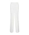 Kiton Straight Trousers With Belt Loops And Pockets In White