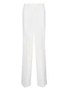 Kiton Straight Trousers With Belt Loops And Pockets In White