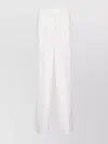 Kiton Straight Trousers With Belt Loops And Pockets In White