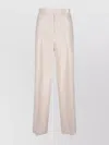 Kiton Metallic Crepe Straight-leg Trousers