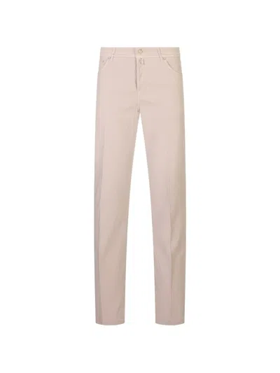 Kiton Straight-leg Five-pocket Trousers In Neutral
