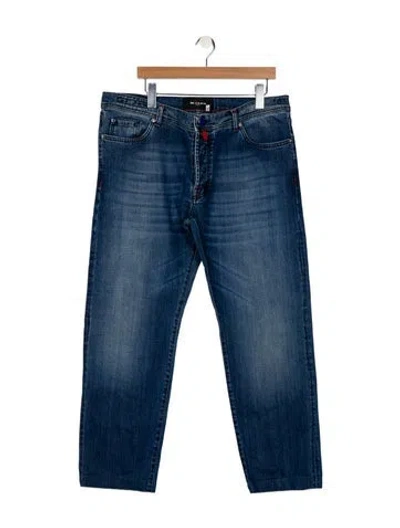 Pre-owned Kiton Straight-leg Jeans In Blue