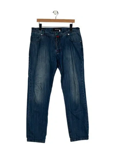 Pre-owned Kiton Straight-leg Jeans In Blue