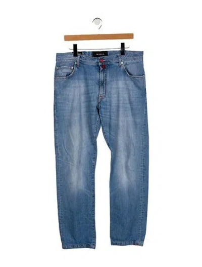 Pre-owned Kiton Straight-leg Jeans In Blue