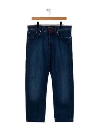 Pre-owned Kiton Straight-leg Jeans In Blue
