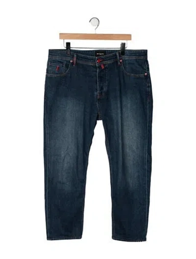 Pre-owned Kiton Straight-leg Jeans In Blue