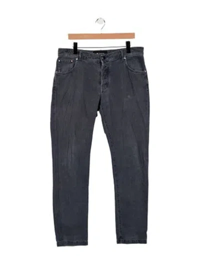 Pre-owned Kiton Straight-leg Jeans In Blue