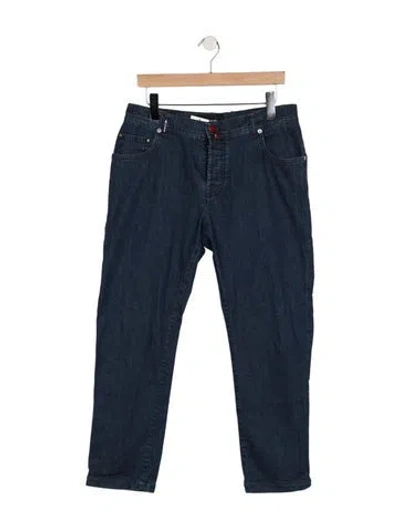 Pre-owned Kiton Straight-leg Jeans In Blue