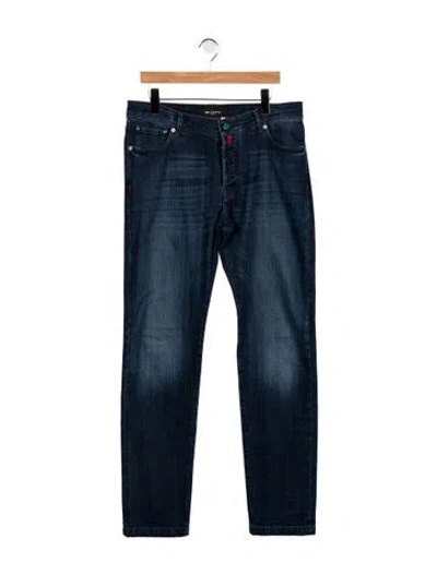 Pre-owned Kiton Straight-leg Jeans In Blue