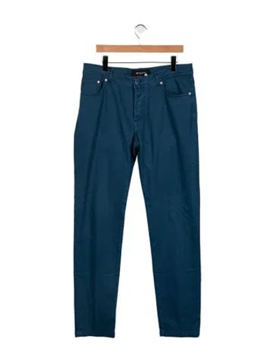Pre-owned Kiton Straight-leg Jeans In Blue
