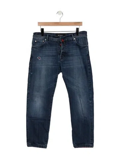 Pre-owned Kiton Straight-leg Jeans In Blue