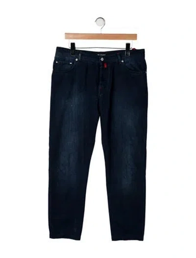 Pre-owned Kiton Straight-leg Jeans In Blue