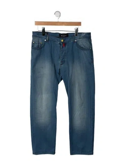 Pre-owned Kiton Straight-leg Jeans In Blue