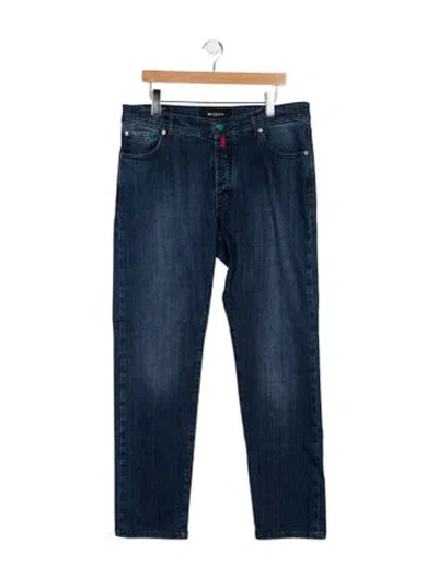 Pre-owned Kiton Straight-leg Jeans In Blue