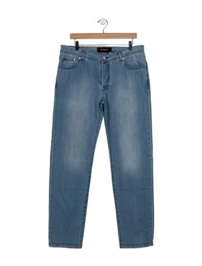 Pre-owned Kiton Straight-leg Jeans In Blue