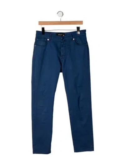 Pre-owned Kiton Straight-leg Jeans In Blue