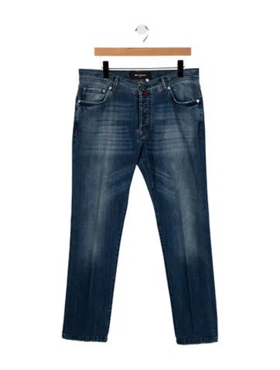 Pre-owned Kiton Straight-leg Jeans In Blue