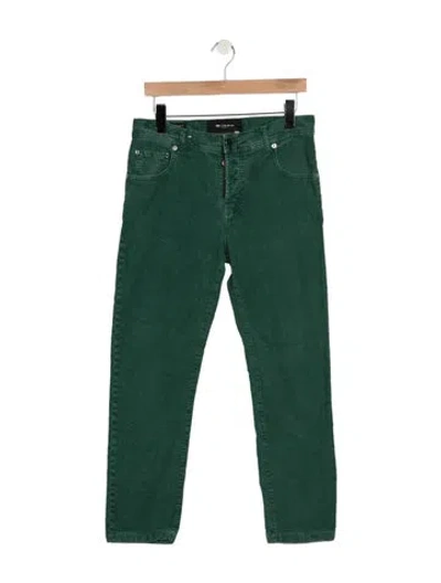 Pre-owned Kiton Straight-leg Jeans In Green