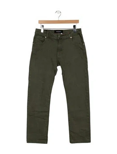 Pre-owned Kiton Straight-leg Jeans In Green