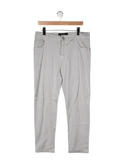 Pre-owned Kiton Straight-leg Jeans In Grey