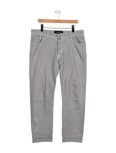 Pre-owned Kiton Straight-leg Jeans In Grey