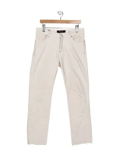 Pre-owned Kiton Straight-leg Jeans In Neutrals