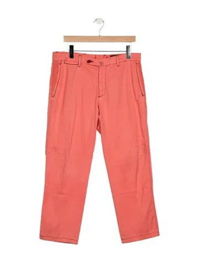 Pre-owned Kiton Straight-leg Jeans In Pink