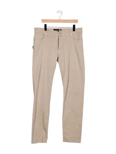 Pre-owned Kiton Straight-leg Jeans W/ Tags In Grey