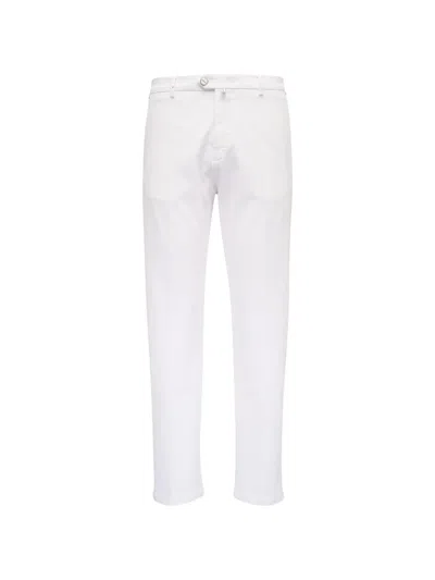 Kiton Straight-leg Jeans In White