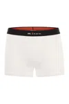 Kiton Stretch Cotton Boxer Shorts With Logo