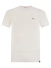 Kiton Stretch Cotton Undershirt In White