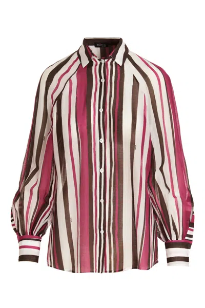 KITON KITON STRIPED SHIRT