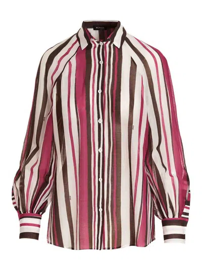 KITON CAMISA - MULTICOLOR