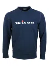 Kiton Sweatshirt In Azul