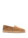 Kiton Suede Espadrilles In Brown