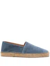Kiton Suede Espadrilles In Blue