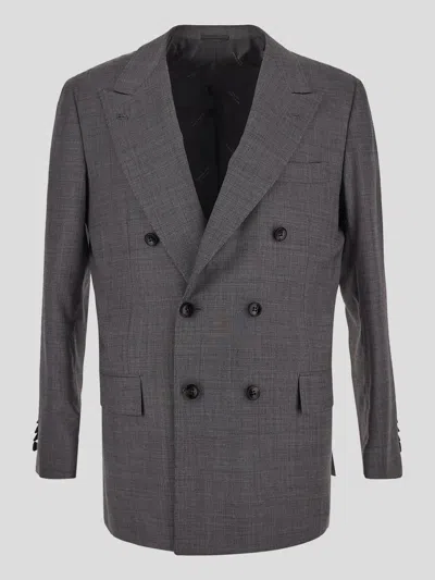 Kiton Suit In Grey