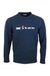 Kiton Sweatshirt In Blue