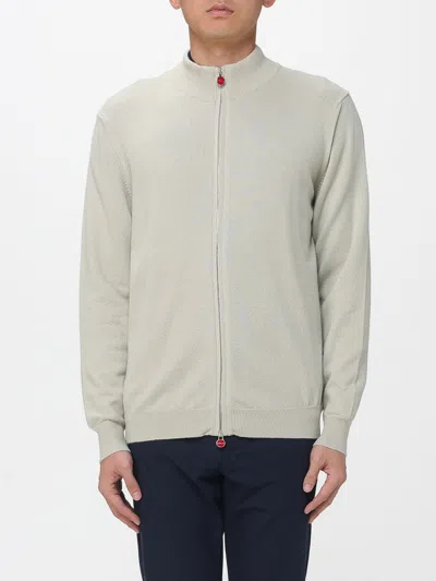 Kiton Sweater  Men Color Sage In Gray