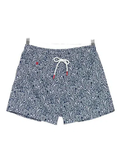 Kiton Swim Shorts In Blue
