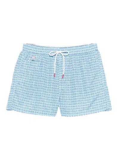 Kiton Swimsuit In Blue