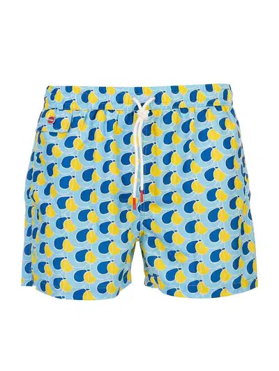 Kiton Swimsuit In Blue