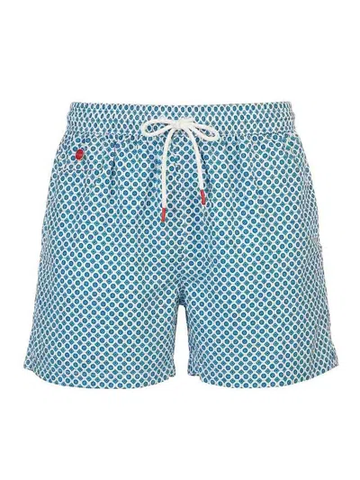 Kiton Swimsuit In Blue