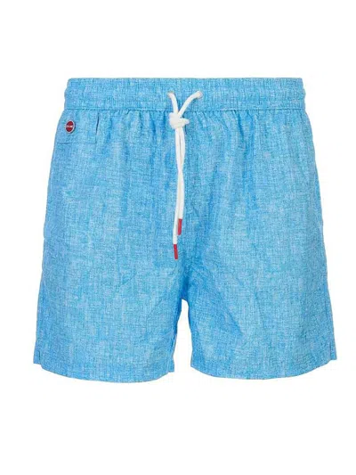 Kiton Swimsuit In Blue