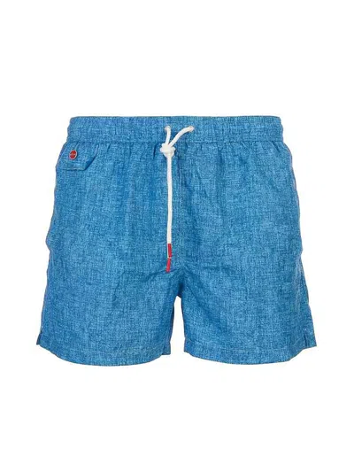 Kiton Swimsuit In Blue
