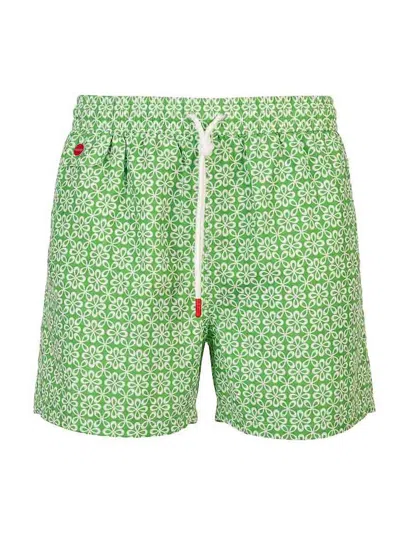 Kiton Swimsuit In Green