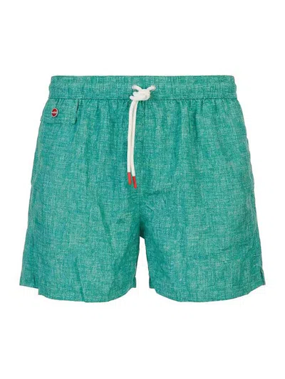 Kiton Swimsuit In Green