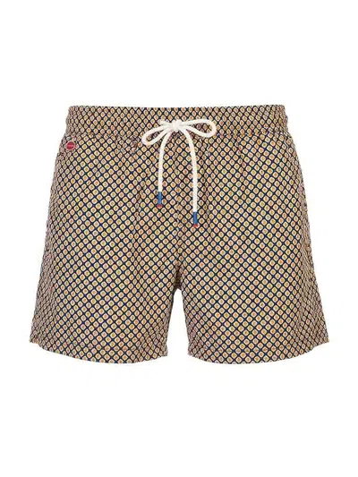 Kiton Swimsuit In Multi