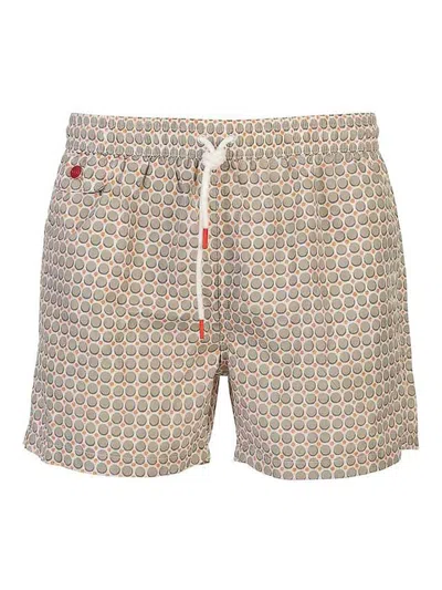 Kiton Swimsuit In Multi