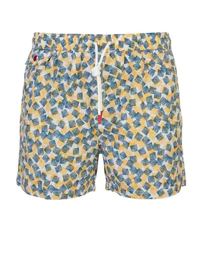 Kiton Swimsuit In Multi